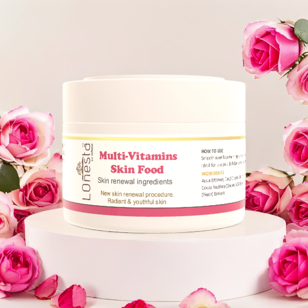 Lonesta Multi Vitamin Face Cream – Nourishing skincare with Vitamin A, E & Coconut Oil for glowing skin